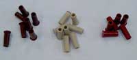 Plastic plugs for DPC holes - red, brown or buff